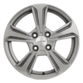 KHW1502 (Solano) Колесный диск Khomen Wheels 6xR15 4x100 ET45 DIA54.1 G-Silver 