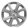 KHW1501 (Rio/Solaris) Колесный диск Khomen Wheels 6xR15 4x100 ET46 DIA54.1 F-Silver 